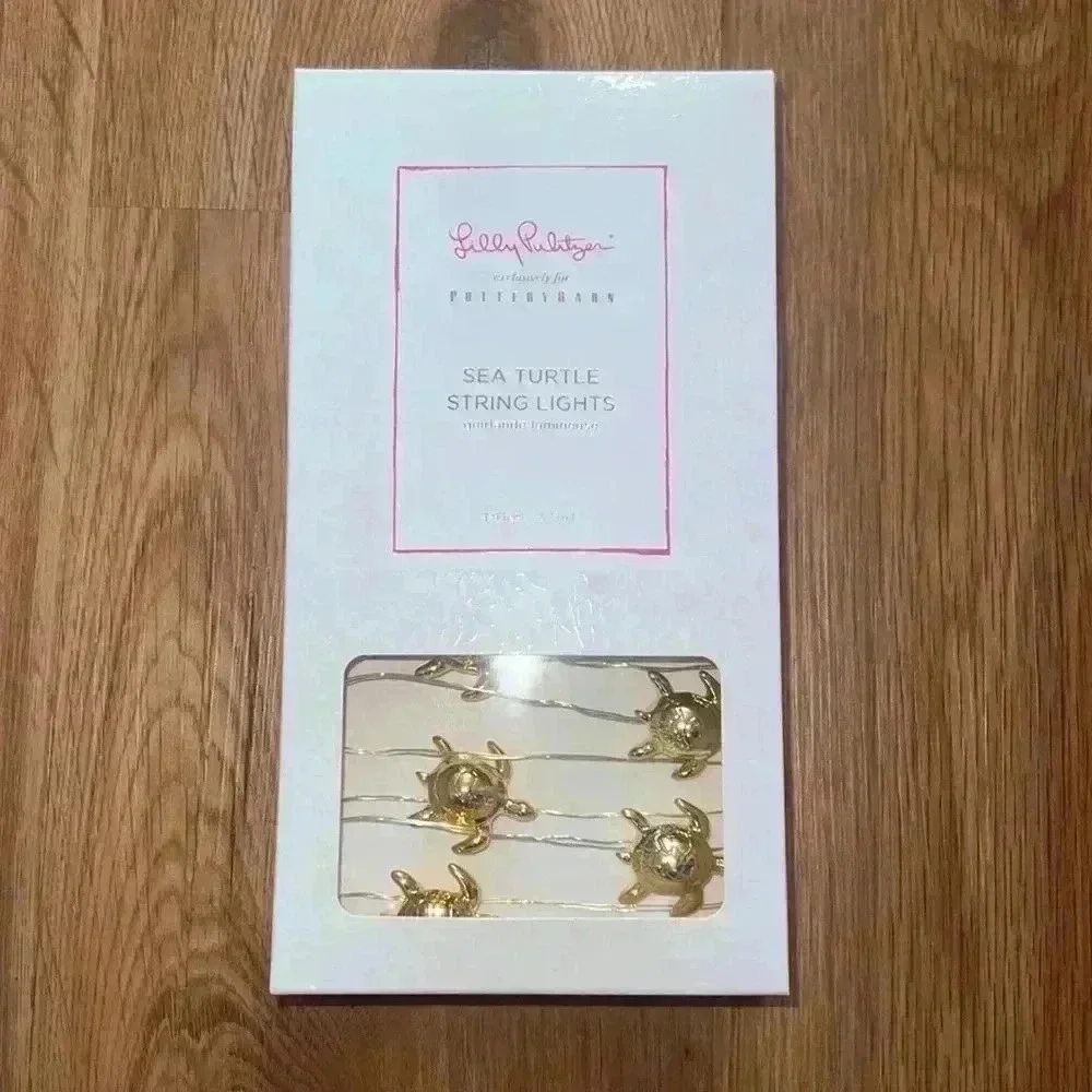 Lilly Pulitzer for pottery Barn Sea Turtle String Lights